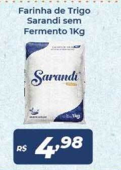 Atakarejo Farinha de trigo sarandi sem fermento oferta