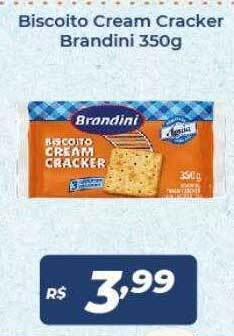 Atakarejo Biscoito cream cracker brandini oferta