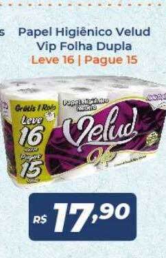 Atakarejo Papel higiênico velud vip folha dupla oferta