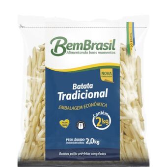 Batata palito tradicional bem brasil 2kg