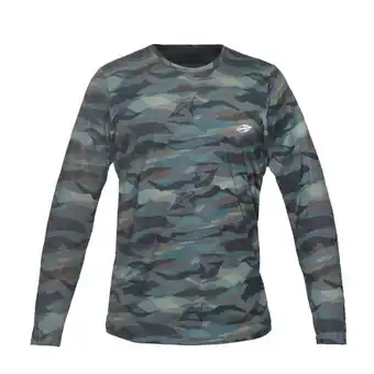 Camiseta manga longa masculino dry smart esporte mormaii estampa-azul pp