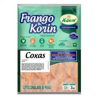 Mambo Coxa de frango congelada korin 1kg oferta