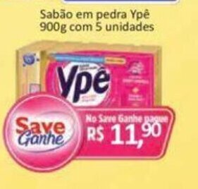 Sabao em Pedra Ype 900g com 5 unidades