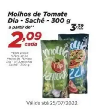 Dia Molhos de Tonate Dia Sache 300g oferta