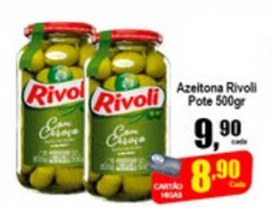 Higa's Supermercado Azeitona Rivoli pote 500g oferta