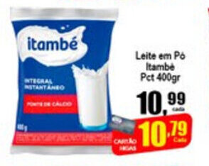 Higa's Supermercado Leite em po Itambe Pct 400g oferta