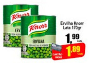Higa's Supermercado Ervilha Knorr lata 170g oferta