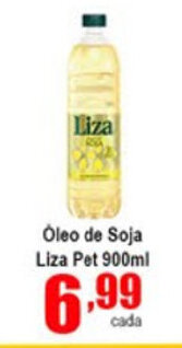 Higa's Supermercado Oleo de soja Liza Pet 900ml oferta
