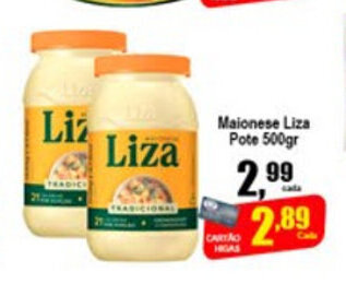 Maionese Liza pote 500g
