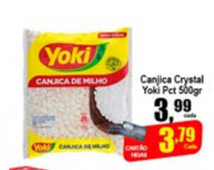 Higa's Supermercado Canjica Crystal Yoki Pct 500g oferta