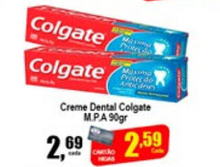 Higa's Supermercado Creme Dental Colgate MPA 90g oferta