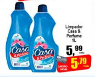 Higa's Supermercado Limpador Casa & Perfume 1L oferta