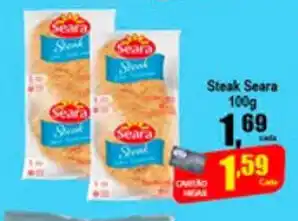 Higa's Supermercado Steak Seara oferta