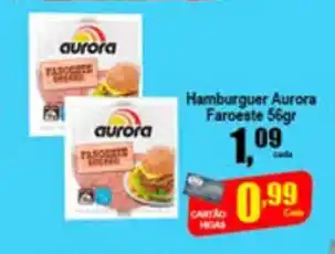 Higa's Supermercado Hamburguer Aurora faroeste 56g oferta