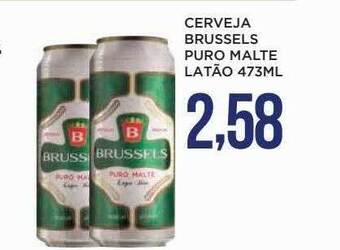 Apoio Mineiro Cerveja brussels puro malte latão oferta