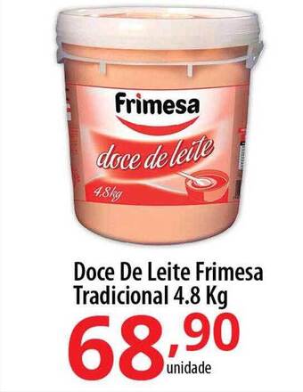 Doce de leite frimesa tradicional