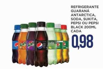 Apoio Mineiro Refrigerante guaraná antarctica soda sukita pepsi ou pepsi black cada oferta