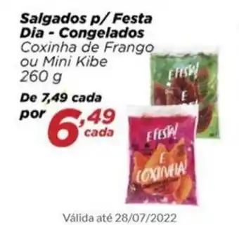 Salgados p/ Festa DIa - Congelados 260g