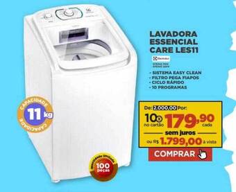 Lavadora essencial care les11