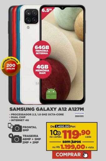 Móveis Simonetti Samsung galaxy a12 a127m oferta