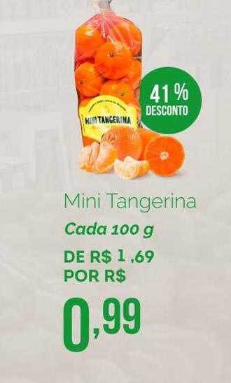 Oba Hortifruti Mini tangerina 41% desconto oferta