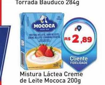 Tonin Superatacado Mistura láctea creme de leite mococa oferta