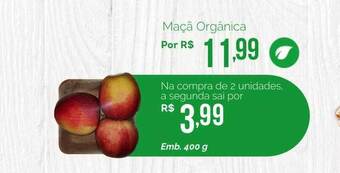 Oba Hortifruti Maçã orgânica oferta