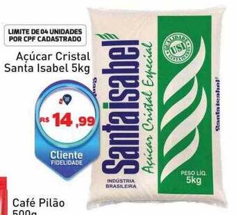 Tonin Superatacado Açúcar cristal santa isabel oferta