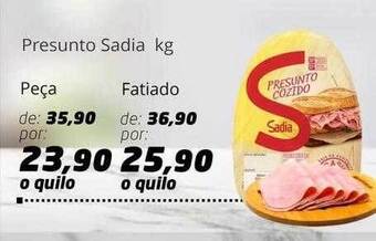 Supermercados Santa Helena Presunto sadia kg oferta