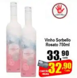 Higa's Supermercado Vinho Sorbello Rosato 750ml oferta
