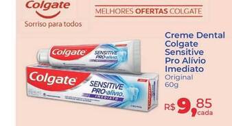 Hiper Farma Creme Dental Colgate Sensitive Pro Alívio Imediato 60g oferta