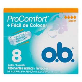 Carrefour Absorvente interno o.b. procomfort super 8 unidades oferta
