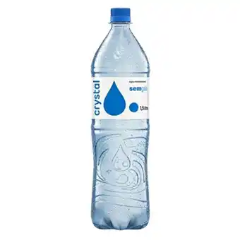 Imec Supermercados Água crystal sem gás 1,5l oferta