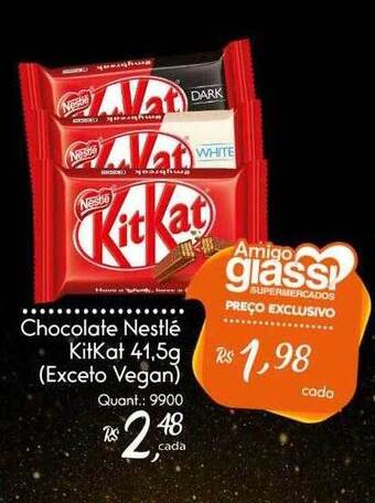 Giassi Supermercados Chocolate nestlé kitkat oferta