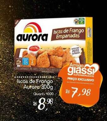 Giassi Supermercados Iscas de frango aurora oferta