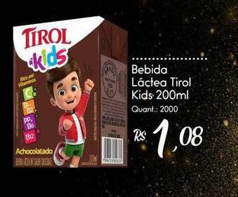 Giassi Supermercados Bebida lactea tirol kids oferta