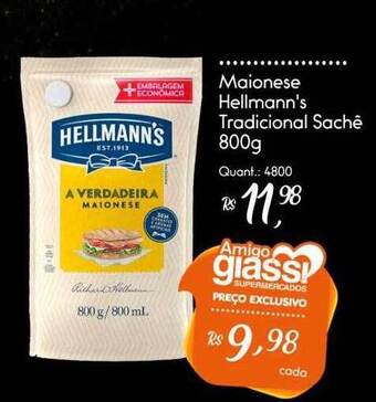 Giassi Supermercados Maionese hellmann's tradicional oferta