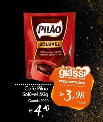 Giassi Supermercados Café pilão soluvel oferta