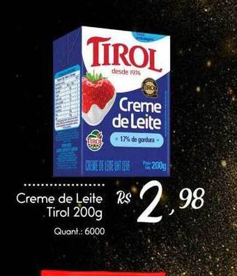 Giassi Supermercados Creme de leite tirol oferta