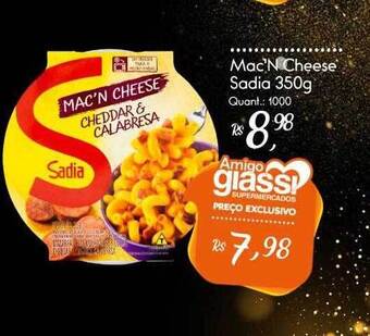 Giassi Supermercados Mac'n cheese sadia oferta
