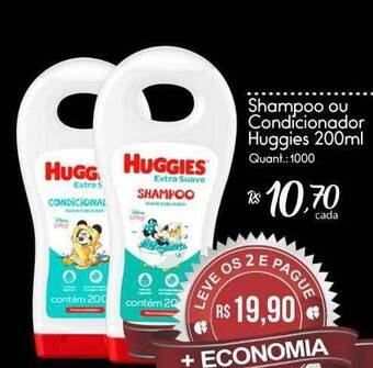 Giassi Supermercados Shampoo ou condicionador huggies oferta
