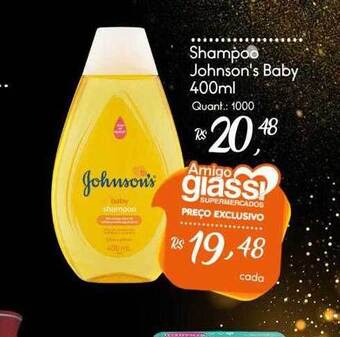 Giassi Supermercados Shampoo johnson's baby oferta