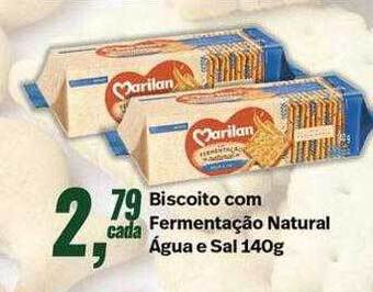 Rede Multi Market Biscoito com fermentação natural água e sal oferta
