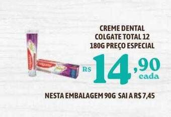 Bahamas Supermercados Creme dental colgate total 12 oferta