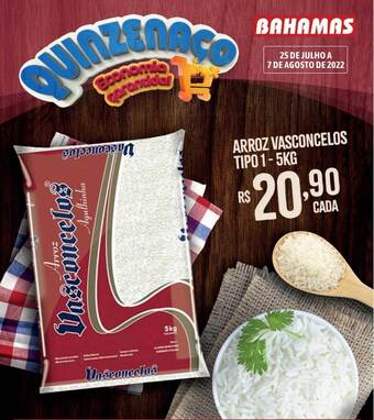 Bahamas Supermercados Arroz vasconcelos tipo 1 oferta
