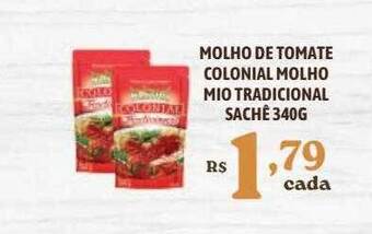 Bahamas Supermercados Molho de tomate colonial molho mio tradicional oferta