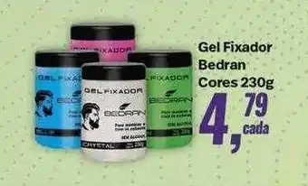 Gel fixador bedran cores