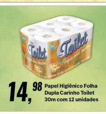 Rede Multi Market Papel higiênico folha dupla carinho toilet oferta