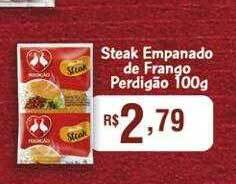 Rede Multi Market Steak empanado de frango perdigão oferta