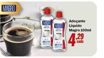 Adoçante líquido magro